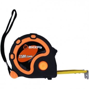 Рулетка ВИХРЬ 7,5мх25мм