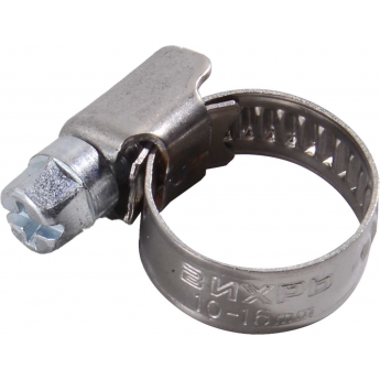 Хомут ВИХРЬ металлический червячный 10-16, 9 мм (50 шт)